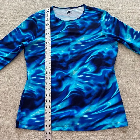 Land's End Long Sleeve Swim/Athletic Top - Size S - Picture 6 of 9